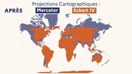 Pourquoi la France, dans le sillage de l’Union africaine, soutient-elle l’utilisation d’une nouvelle carte du monde, représentant la taille des continents de façon plus juste ?